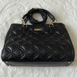Black Kate spade quilt bag